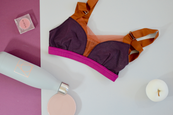 VPL Stripe B Bra: Eggplant VPL Stripe B Bra: Eggplant