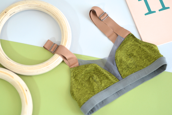 VPL Stripe B Bra: Lemon Lime VPL Stripe B Bra: Lemon Lime