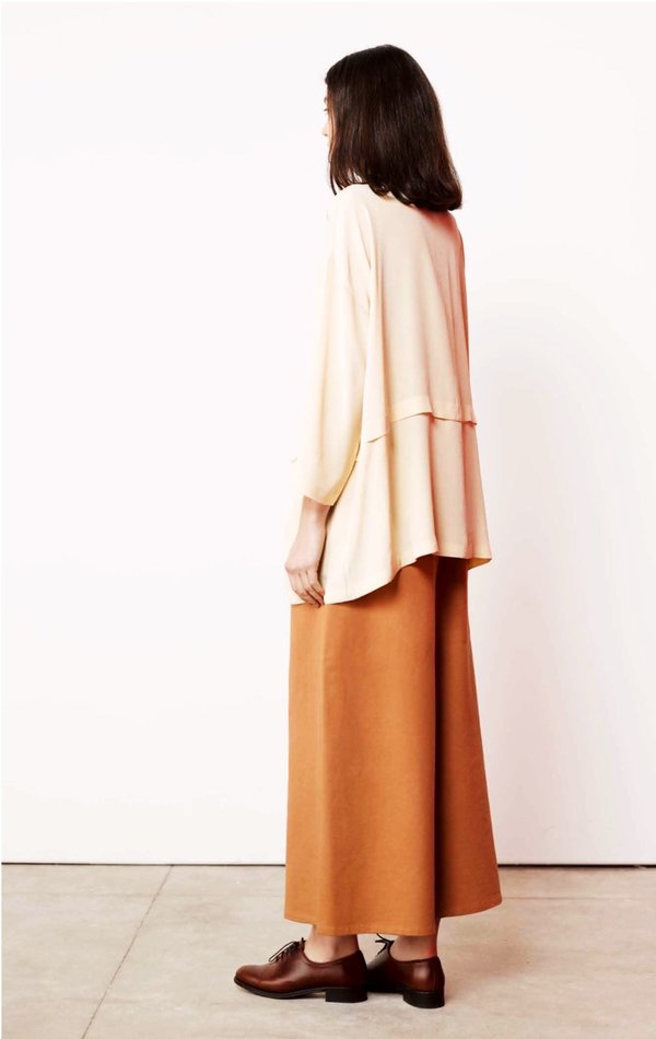 Revisited Matters Cropped Raincoat Cream Revisited Matters Cropped Raincoat Cream