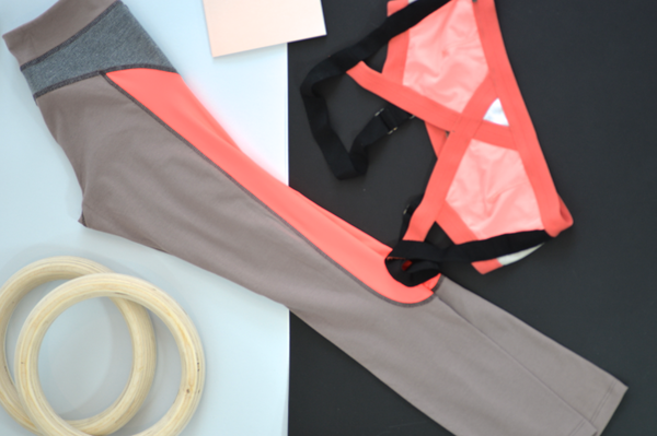 VPL X-curvate Legging W: Taupe x Fluoro Coral VPL X-curvate Legging W: Taupe x Fluoro Coral