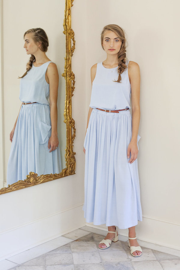 Plante Lotus Maxi Dress Light Blue Plante Lotus Maxi Dress Light Blue