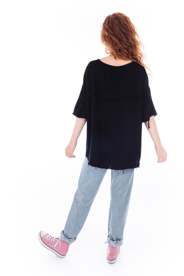 Black Crane Square Top (Black) Black Crane Square Top (Black)