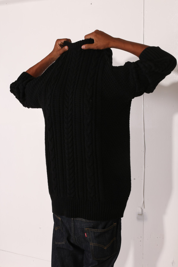 Unisex Intentionally Blank BACOPA SWEATER Black Unisex Intentionally Blank BACOPA SWEATER Black
