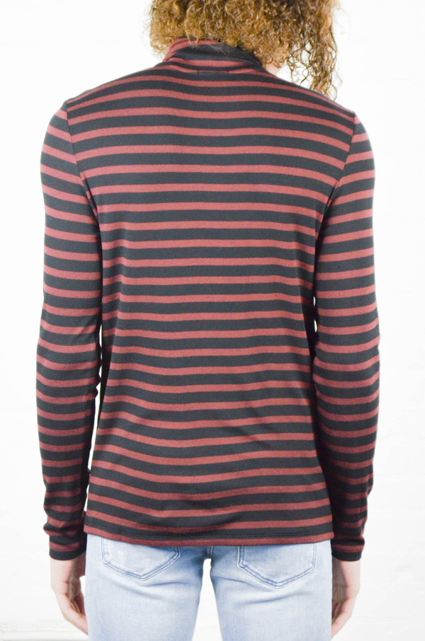 Men's ATM Anthony Thomas Melillo ATM Striped Modal Rib Turtle Neck Men's ATM Anthony Thomas Melillo ATM Striped Modal Rib Turtle Neck
