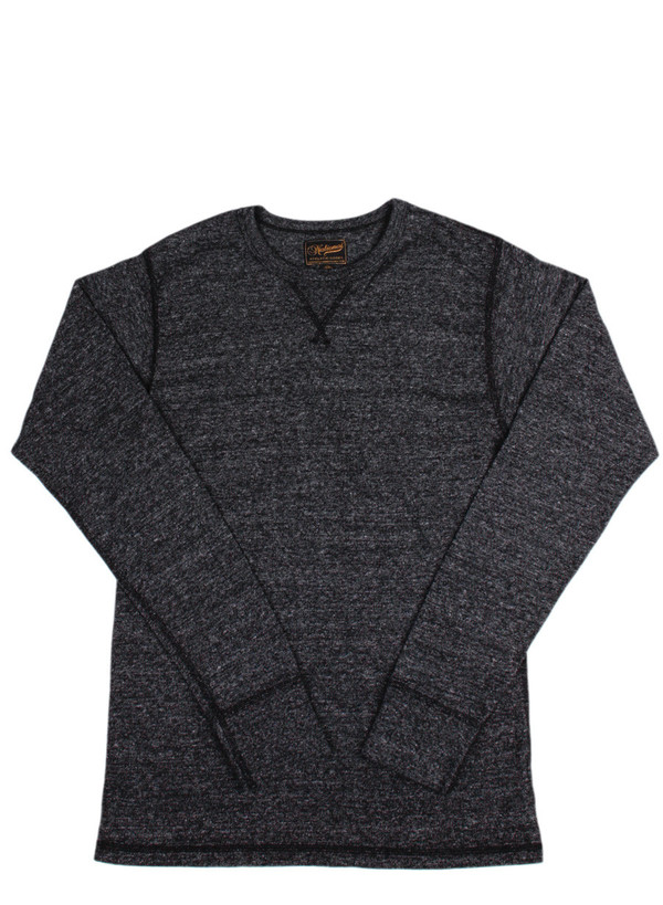 Men's National Athletic Goods Long Sleeve Gym Tee Black Heather Men's National Athletic Goods Long Sleeve Gym Tee Black Heather