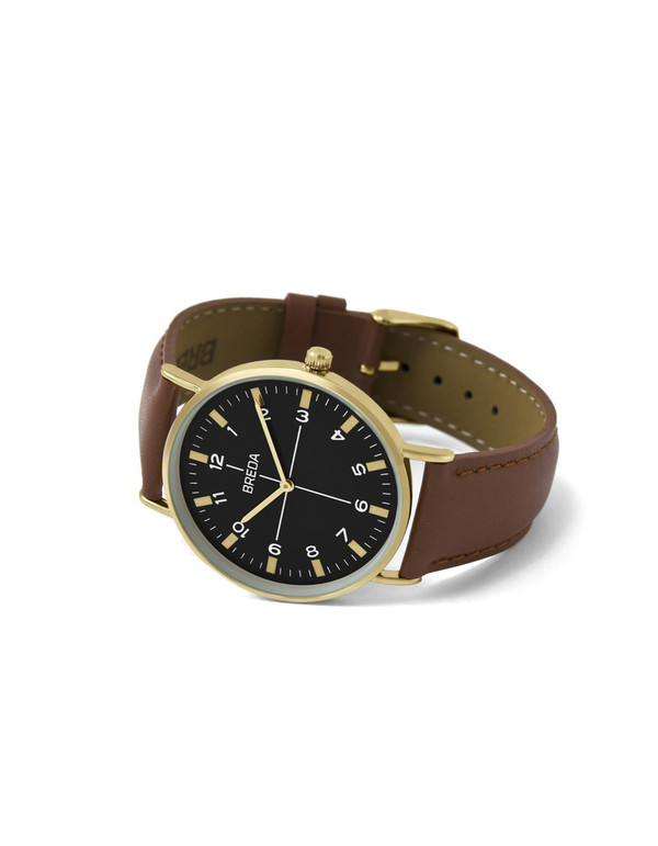 Breda Belmont Watch Gold Brown Breda Belmont Watch Gold Brown