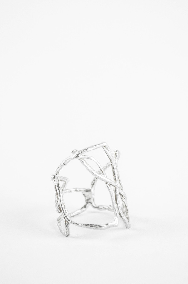 K/ller Willow Cage Ring Sterling K/ller Willow Cage Ring Sterling