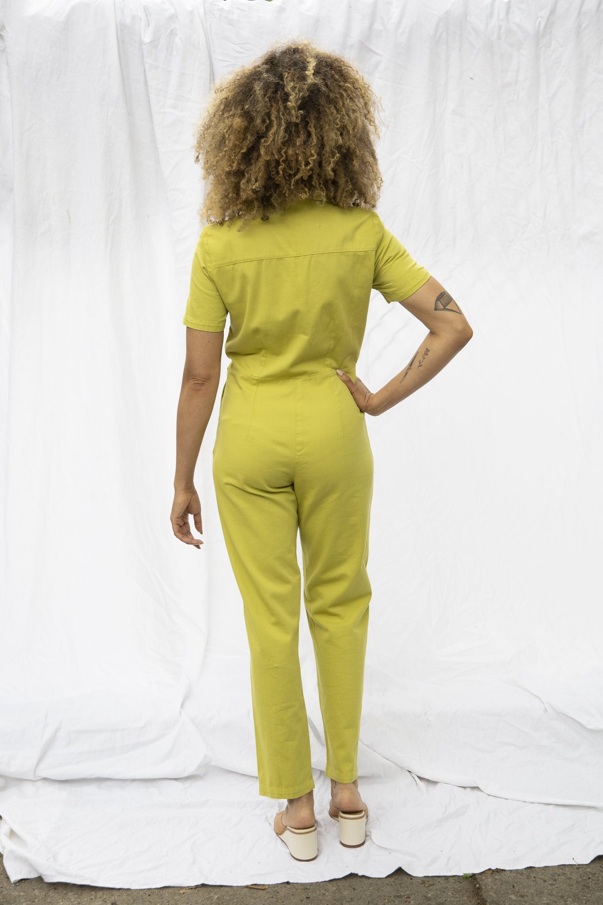 Paloma Wool Ada Jumpsuit - Green Olive 