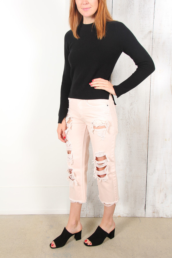 Rag & Bone VALENTINA CASHMERE CROP SWEATER Rag & Bone VALENTINA CASHMERE CROP SWEATER