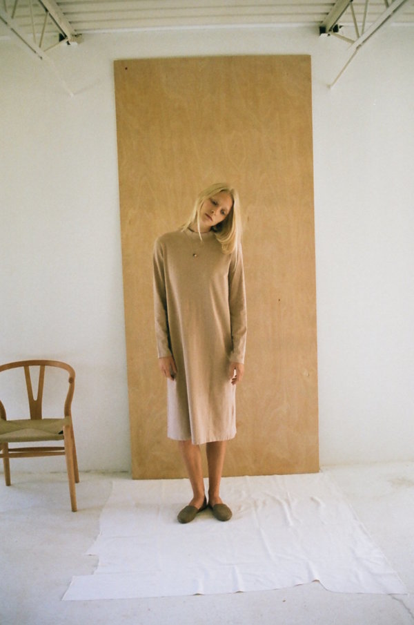 Han Starnes Jersey Dress - Nude Han Starnes Jersey Dress - Nude