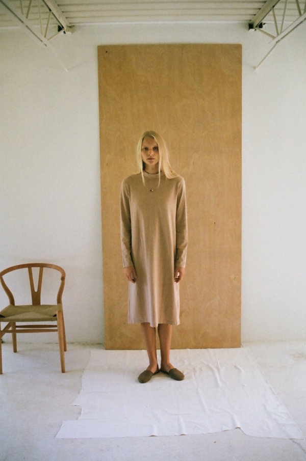Han Starnes Jersey Dress - Nude Han Starnes Jersey Dress - Nude