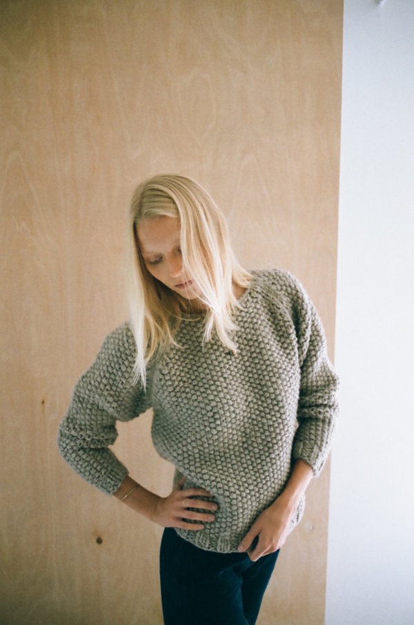 Han Starnes Andean Sweater - Light Gray Han Starnes Andean Sweater - Light Gray