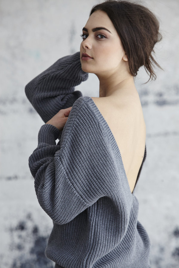 Callahan V Back Sweater Callahan V Back Sweater