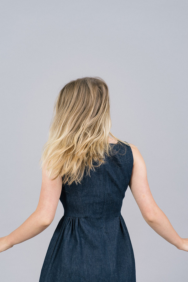 Harvey Faircloth Sleeveless Denim Dress Harvey Faircloth Sleeveless Denim Dress