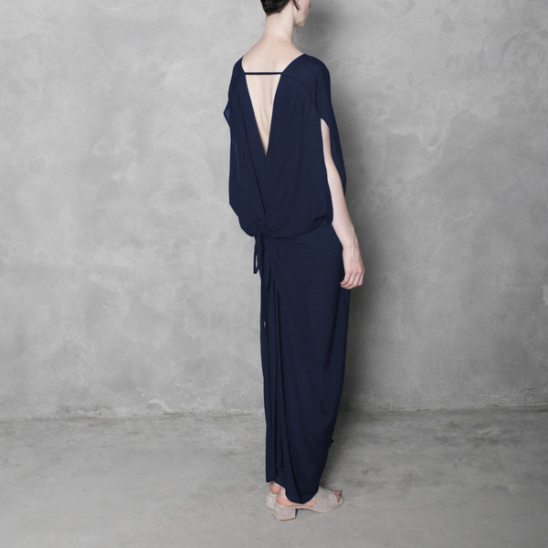 7115 by Szeki Signature Kimono Maxi Dress - Navy 7115 by Szeki Signature Kimono Maxi Dress - Navy