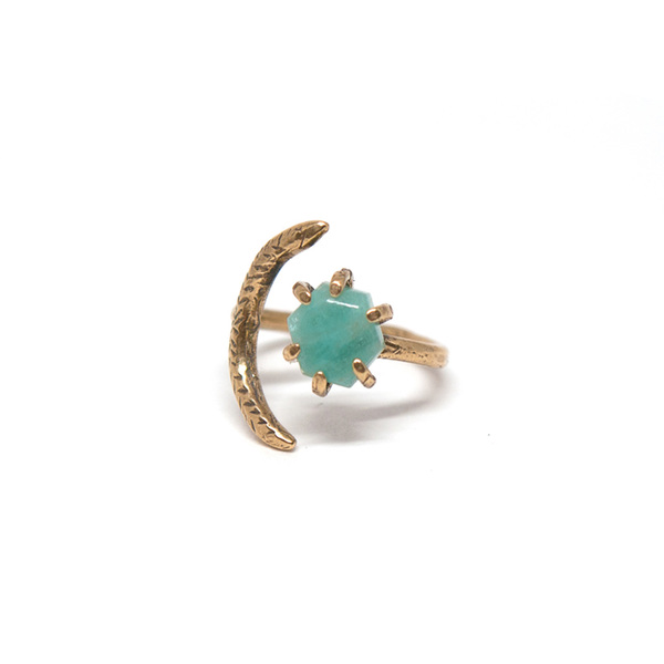 Laurel Hill Jewelry Io Ring // Amazonite Laurel Hill Jewelry Io Ring // Amazonite