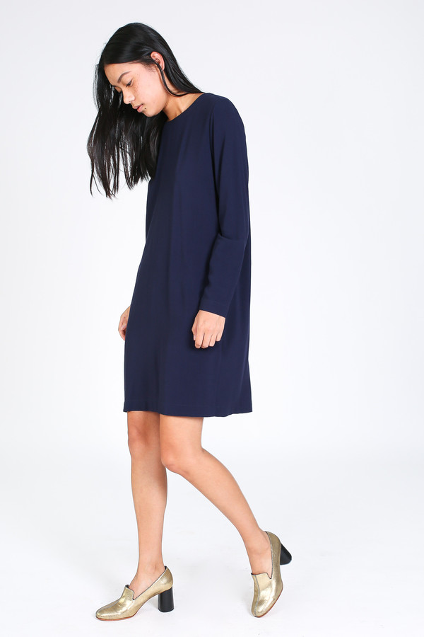 Rodebjer Candice dress in midnight blue Rodebjer Candice dress in midnight blue