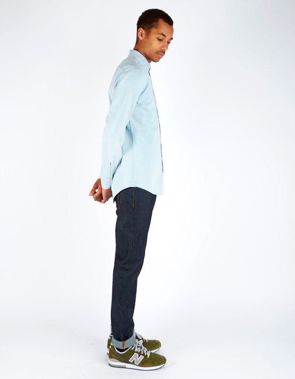 Men's Assembly Label Endless Denim Shirt Pale Denim Men's Assembly Label Endless Denim Shirt Pale Denim
