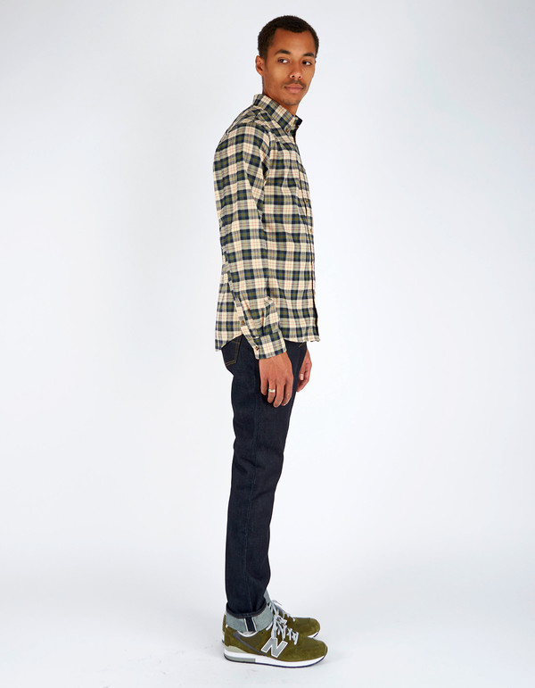 Men's Fjallraven Stig Flannel Shirt Chalk White Men's Fjallraven Stig Flannel Shirt Chalk White