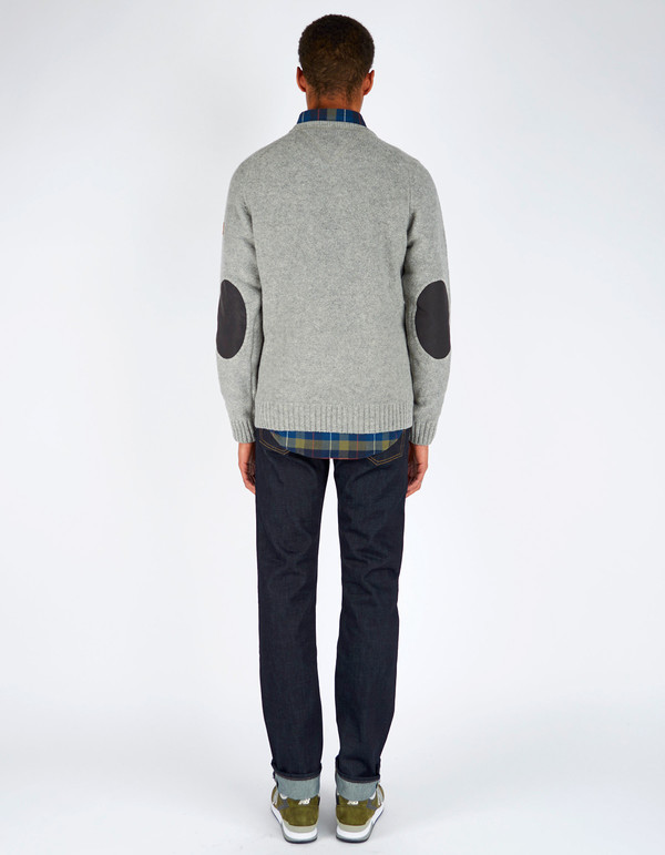 Men's Fjallraven Woods Sweater Grey Men's Fjallraven Woods Sweater Grey