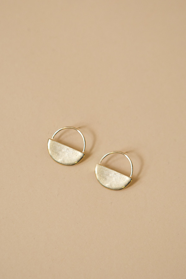 Seaworthy Sol Post Earrings / Brass Seaworthy Sol Post Earrings / Brass