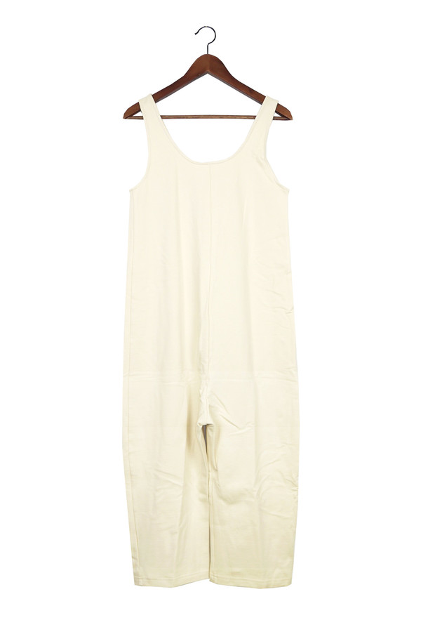 Ilana Kohn Gary Jumpsuit, Cream, Cotton French Terry Ilana Kohn Gary Jumpsuit, Cream, Cotton French Terry