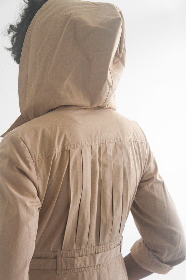 The Shudio Vintage Fitted Trench with hood The Shudio Vintage Fitted Trench with hood