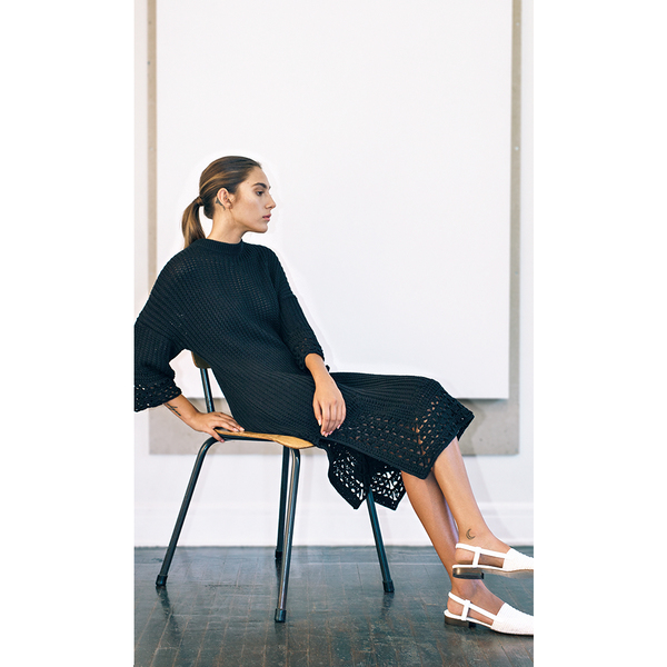 Farah Hand-Knit / Crochet Dress-S Farah Hand-Knit / Crochet Dress-S