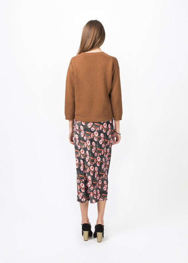 Laura Urbinati Cashmere 3/4 Sleeve Knit Sweater Laura Urbinati Cashmere 3/4 Sleeve Knit Sweater