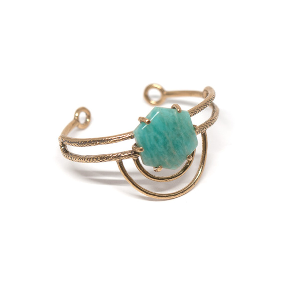 Laurel Hill Jewelry Dreamweaver Cuff // Amazonite Laurel Hill Jewelry Dreamweaver Cuff // Amazonite
