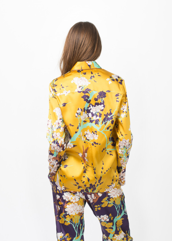 Laura Urbinati Silk Pajama Shirt Laura Urbinati Silk Pajama Shirt