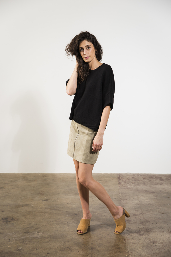 Elk CHUNKY BLACK SWEATER Elk CHUNKY BLACK SWEATER