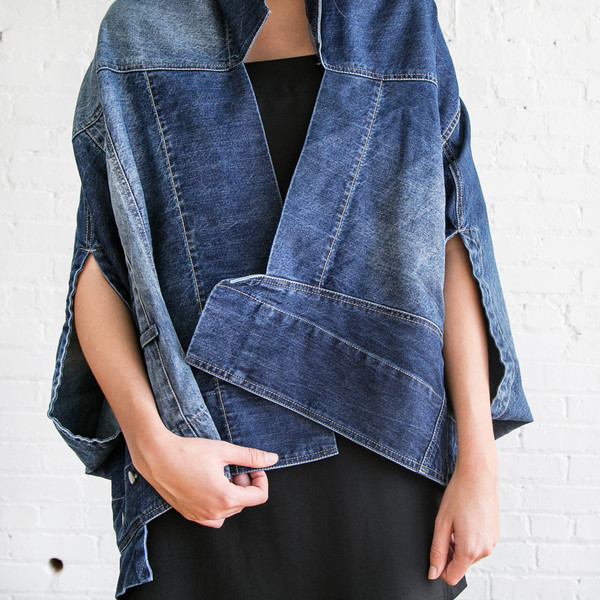 Gary Graham Cocoon Vest Denim Gary Graham Cocoon Vest Denim