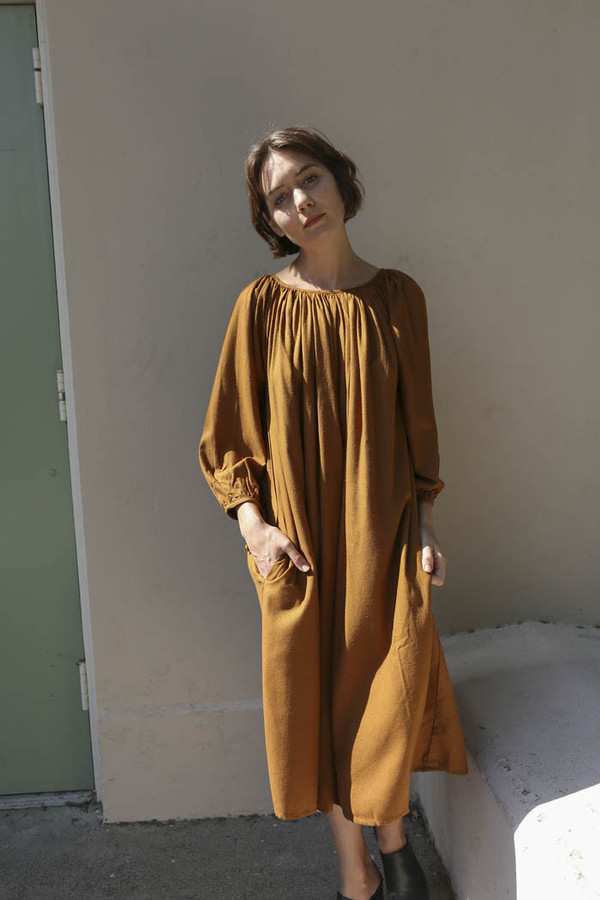 Lindsay Robinson Hutton Dress in Toffee Lindsay Robinson Hutton Dress in Toffee