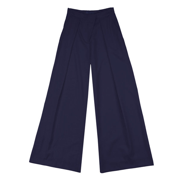 Vincetta Navy Palazzo Trouser Vincetta Navy Palazzo Trouser