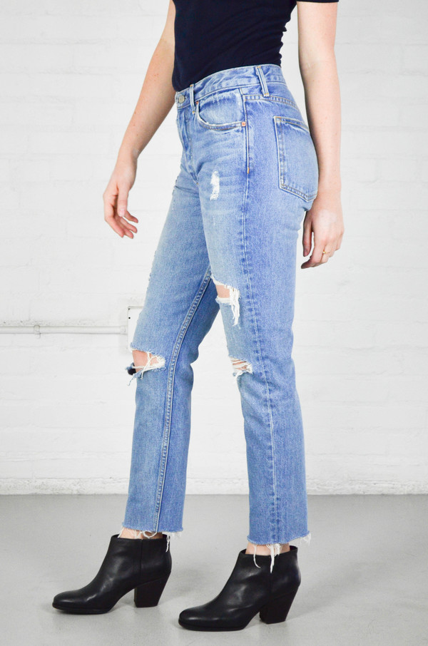 GRLFRND Karolina High-Rise Skinny Jean w/o Back Slit GRLFRND Karolina High-Rise Skinny Jean w/o Back Slit