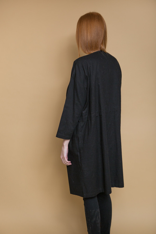 Revisited Matters Raincoat Dress - Black Revisited Matters Raincoat Dress - Black