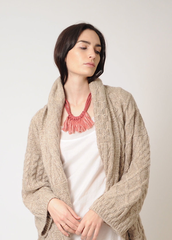 Zelma Rose Desert Rose Saguaro Fringe Necklace Zelma Rose Desert Rose Saguaro Fringe Necklace