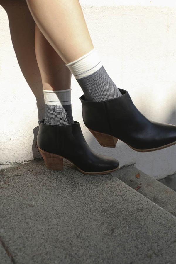 Rachel Comey Mars Classic Boot in Black/Natural Rachel Comey Mars Classic Boot in Black/Natural