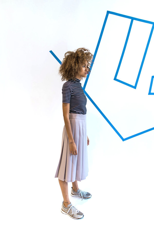 Nomia Midi Pleated Skirt - Mauve Nomia Midi Pleated Skirt - Mauve