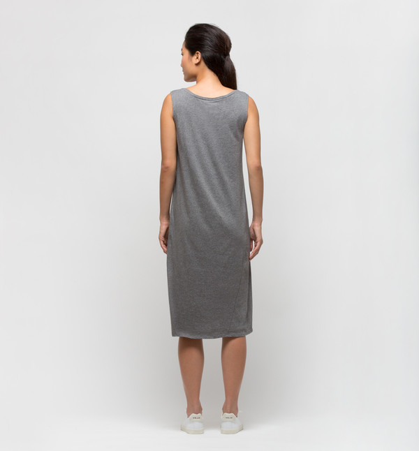 Kowtow Building Block Singlet Dress Gray Marle Kowtow Building Block Singlet Dress Gray Marle