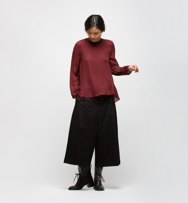 Ryan Roche Tie-Back Top Maroon Ryan Roche Tie-Back Top Maroon