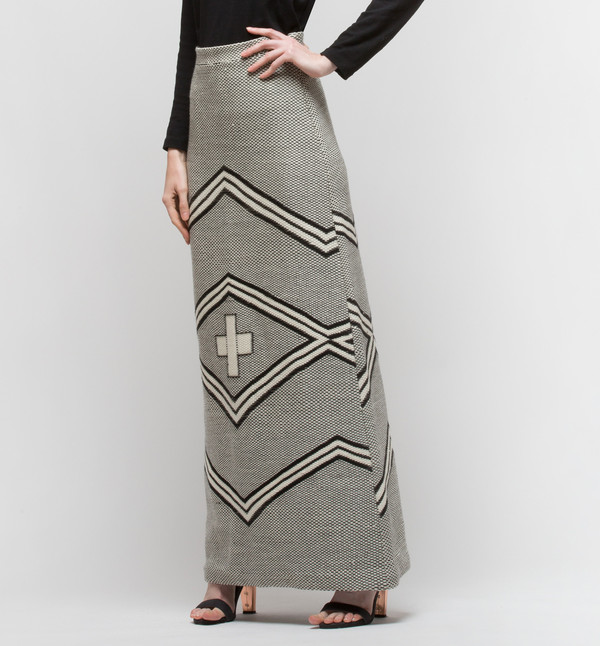 VOZ Ojos Skirt Ivory/Black VOZ Ojos Skirt Ivory/Black