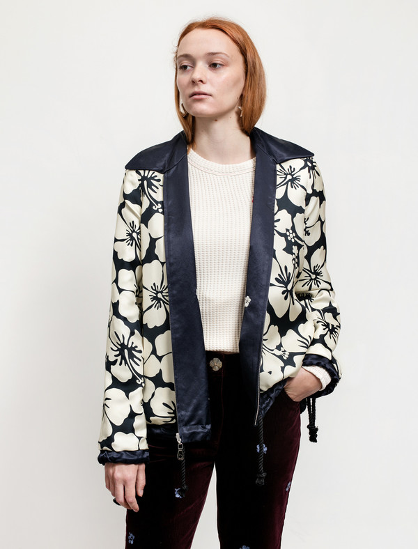 Trademark Reversible Souvenir Jacket Navy Trademark Reversible Souvenir Jacket Navy
