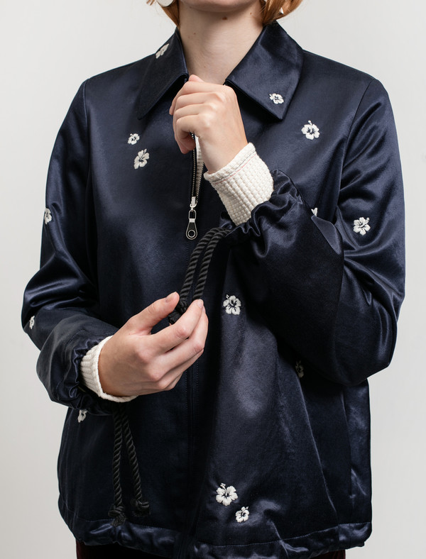 Trademark Reversible Souvenir Jacket Navy Trademark Reversible Souvenir Jacket Navy