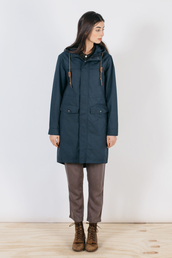 Bridge & Burn Cedar Waxed Cotton Navy Bridge & Burn Cedar Waxed Cotton Navy