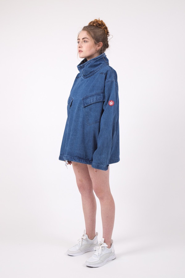 Cav Empt Wash Denim Pullover Jacket Cav Empt Wash Denim Pullover Jacket