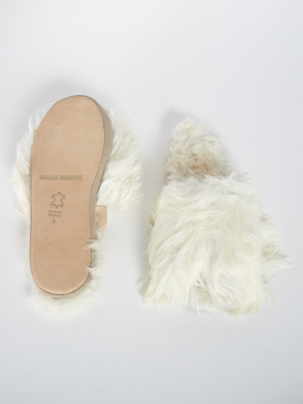 Ariana Bohling Suri Slipper White Ariana Bohling Suri Slipper White