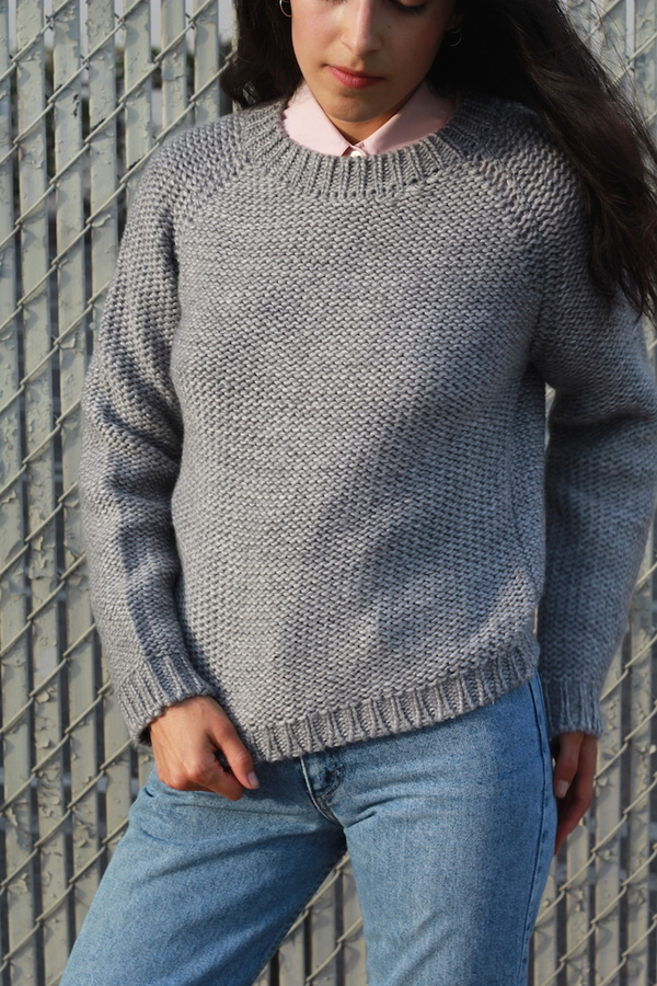 Objects Without Meaning Raglan Sweater, Grey Objects Without Meaning Raglan Sweater, Grey