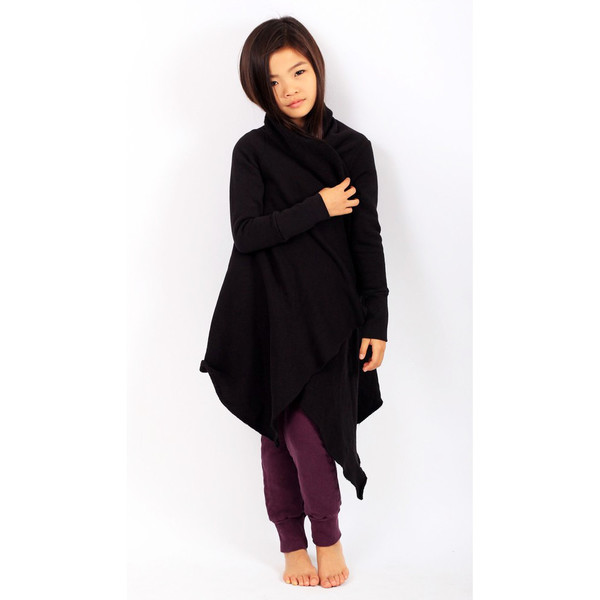 Kid's Mimobee Freebird Long Wrap - Black Kid's Mimobee Freebird Long Wrap - Black